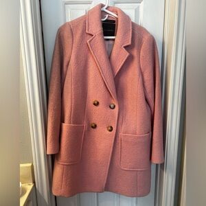 Talbots boiled wool coat
